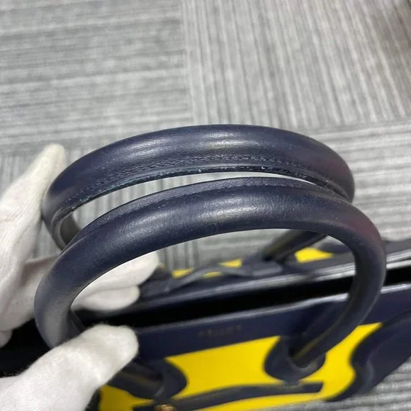 Celine Multicolor Suede And Leather Micro Luggage Tote - Picture 13 of 16